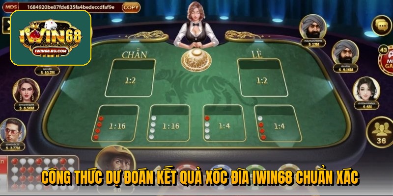 Công thức dự đoán kết quả xóc đĩa Iwin68 chuẩn xác